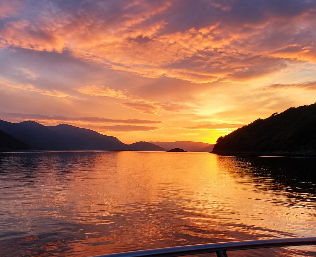 Sunset harbour cruise with champagne in stunning New Zealand scenery